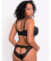 Scantilly Key to My Heart Bare Faced Brief - Black Knickers