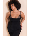 Scantilly Mirage Wired Plunge Slip Dress - Black