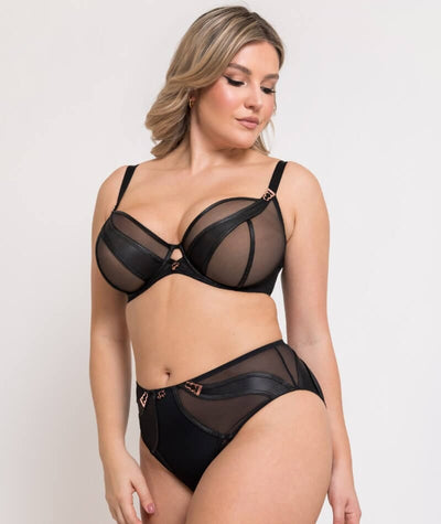 Scantilly Suspense Plunge Bra - Black Bras