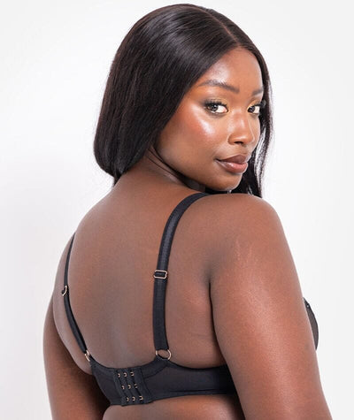 Scantilly Voltage Deep Plunge Bra - Black Bras