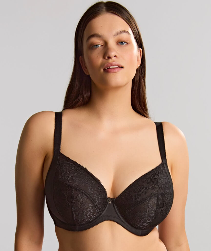Sculptresse Roxie Plunge Underwired Bra - Black