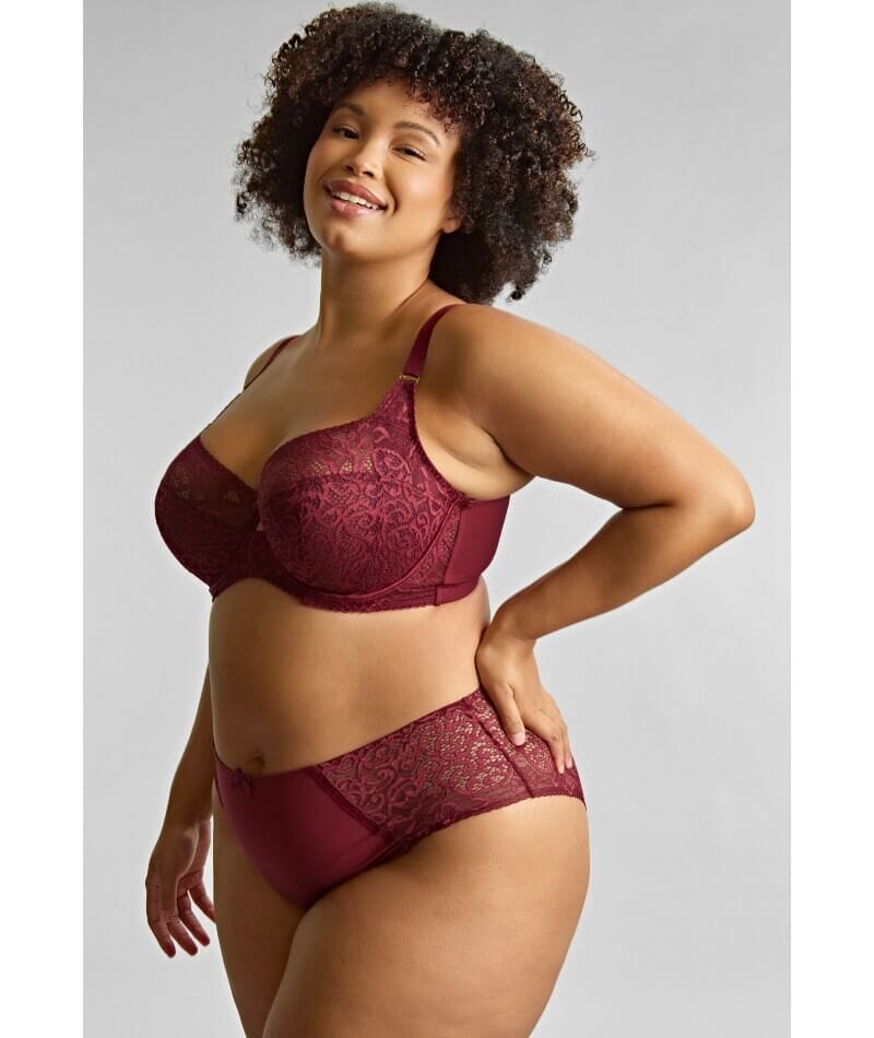 Sculptresse Estel Full Cup Underwired Bra - Cherry Red Bras 