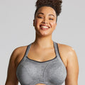 Sculptresse Activate Non Padded Underwired Sports Bra - Charcoal Marle