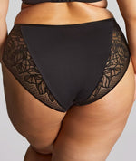 Sculptresse Sophia Deep Brief - Black Knickers 