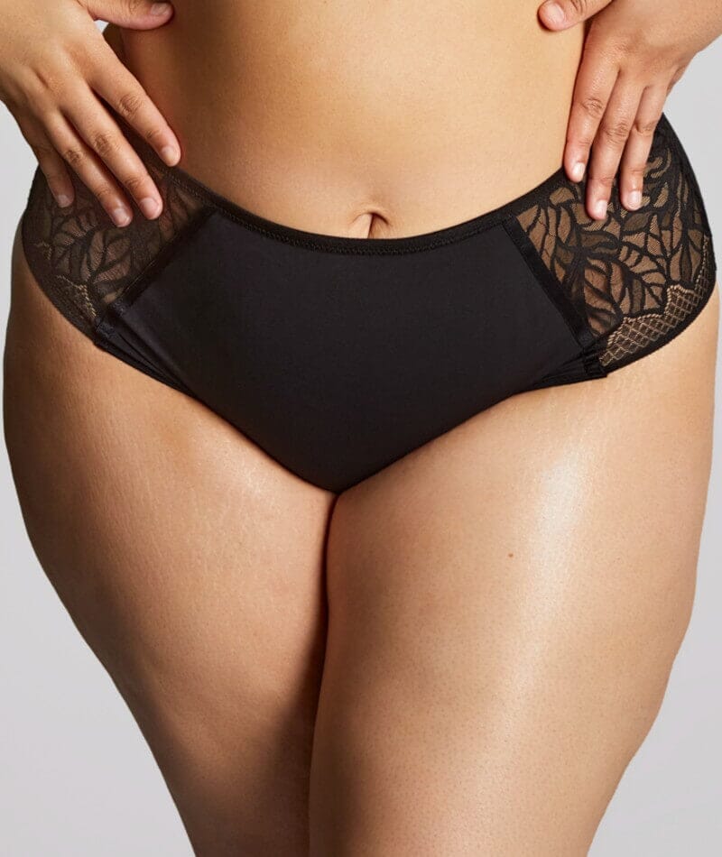 Sculptresse Sophia Deep Brief - Black Knickers 