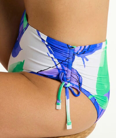 Sea Level Sublime Mid Drawstring Bikini Pant - Cobalt Swim