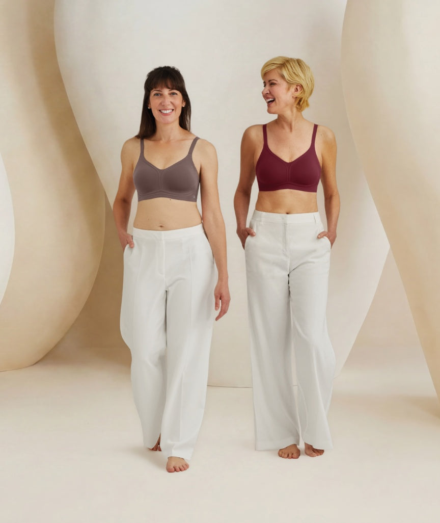 Amoena Wave Pure Non-Wired Bra - Ruby