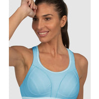 Shock Absorber Ultimate Run Wire-free Sports Bra - Light Blue