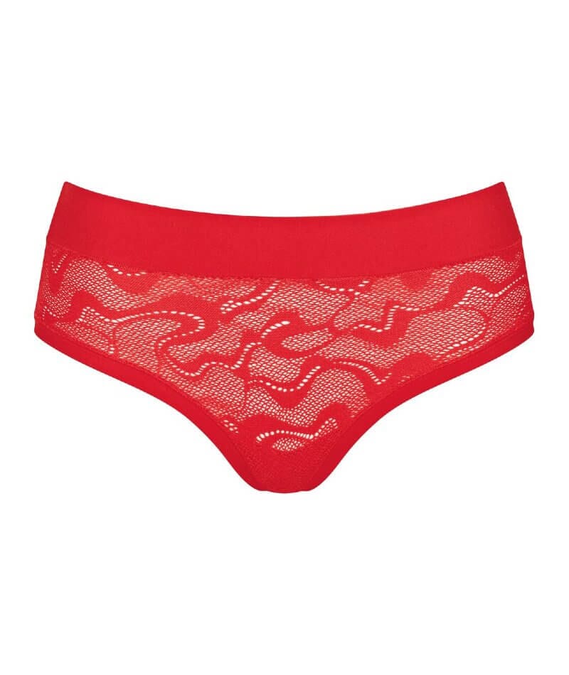 Sloggi Go ALLROUND Lace Midi Brief - Campari Knickers