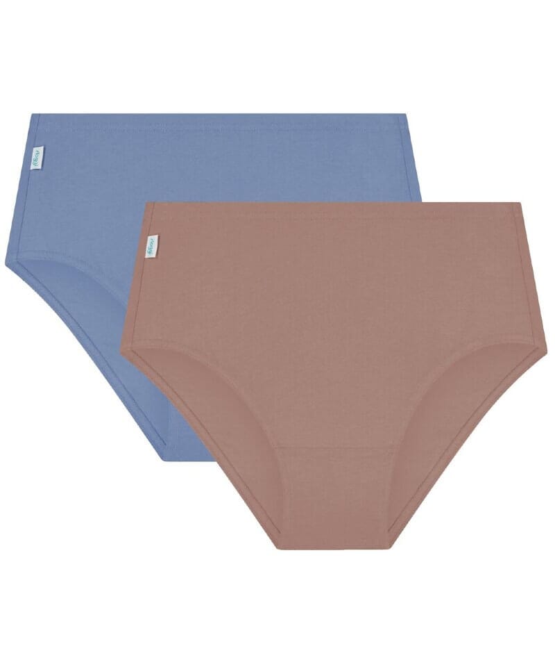 Hikini Sloggi Hikini 2 Pack Brief - Riviera/Cacao - Curvy Bras