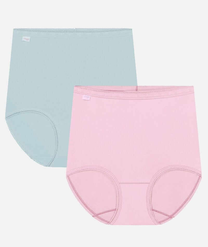 Sloggi Maxi Brief 2 Pack - Crocus/Opale Knickers