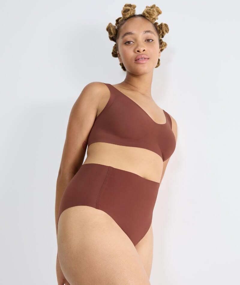 Sloggi ZERO Feel 2.0 High Waist Brief - Burnt Henna Knickers