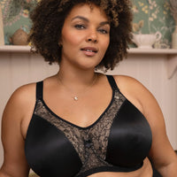 Goddess Yvette Underwire Moulded Bra - Black