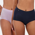 Sloggi Maxi Brief 2 Pack - Pink/Navy