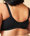 Sugar Candy Fuller Bust Seamless F-HH Cup Wire-free Lounge Bra - Black Bras