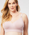 Cake Maternity Popping Candy Fuller Bust Seamless F-HH Cup Wire-free Nursing Bra - Pink Bras