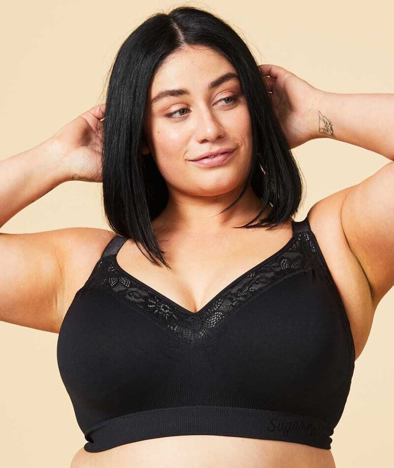 Adira | Lounge Bra Wirefree Plus Size | Slip On Bras to Wear at Home |  Comfortable Bra | Wirefree & High Coverage | Sleep Support | Plus Size |  Pack