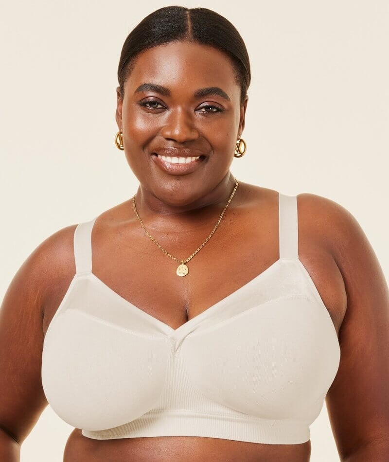 Sugar Candy Posh Wire-free Bralette - Stone Bras