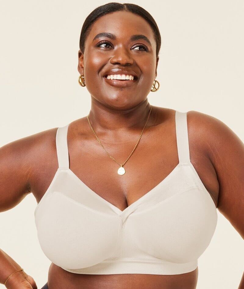 Sugar Candy Posh Wire-free Bralette - Stone Bras