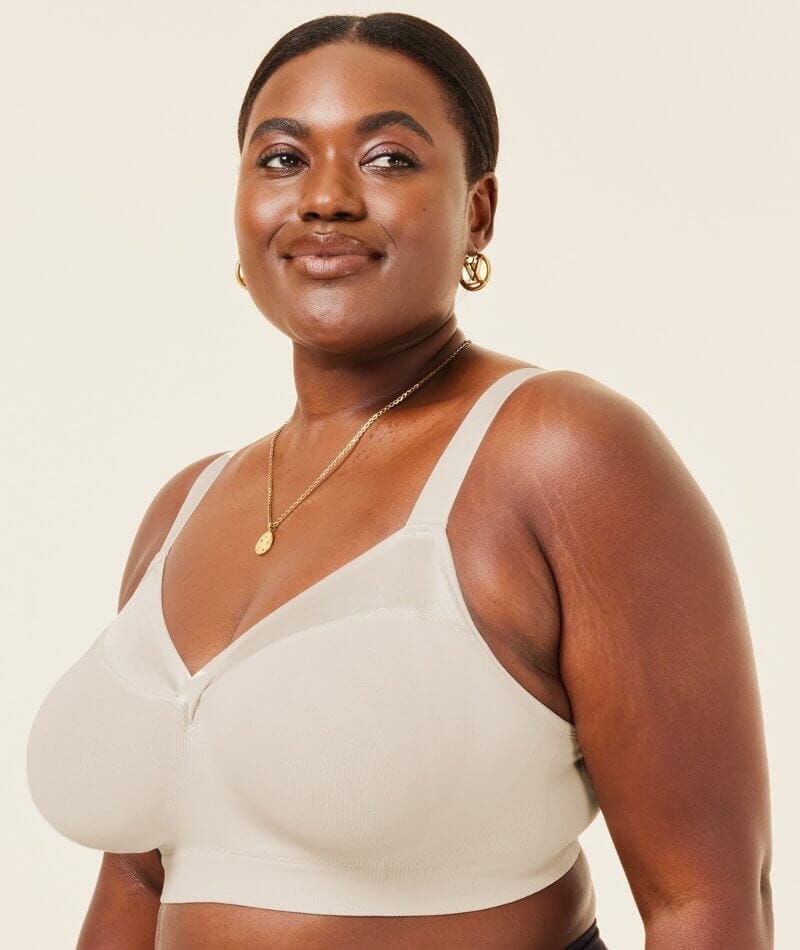 Sugar Candy Posh Wire-free Bralette - Stone Bras