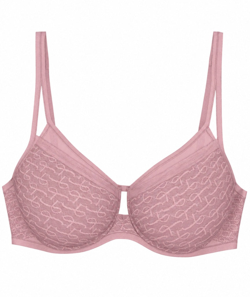 Triumph Signature Sheer Underwired Minimiser Bra - Blossom Kiss