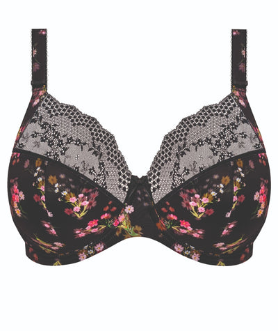 Elomi Lucie Underwire Stretch Plunge Bra - Fleur