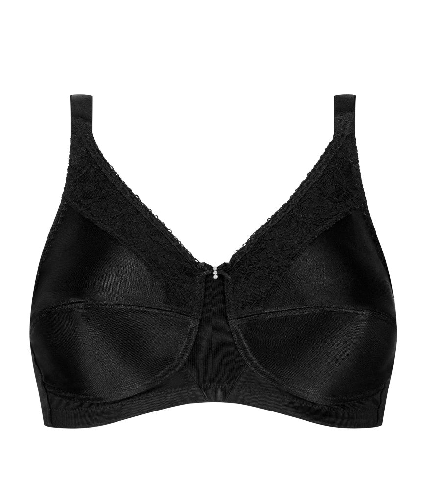 Amoena Nancy Wire-Free Bra - Black