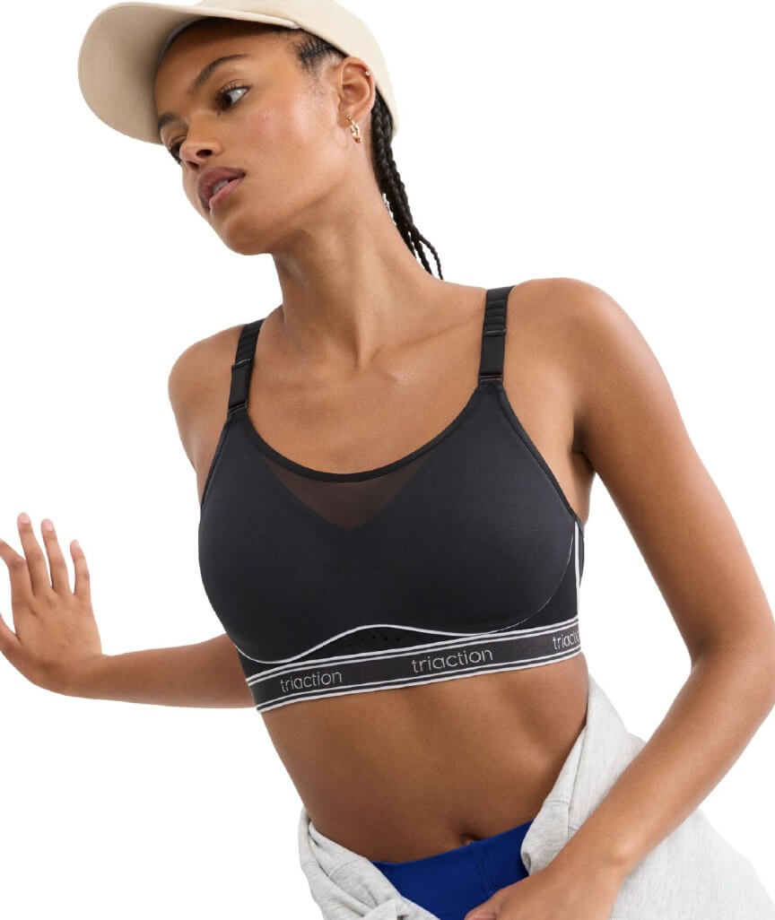 Triumph Triaction Cardio Air Wire-free Sports Bra - Black