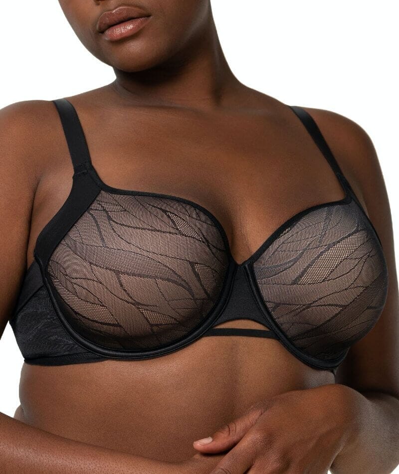 Airy Sensation Minimiser Bra In black, Padded Bras