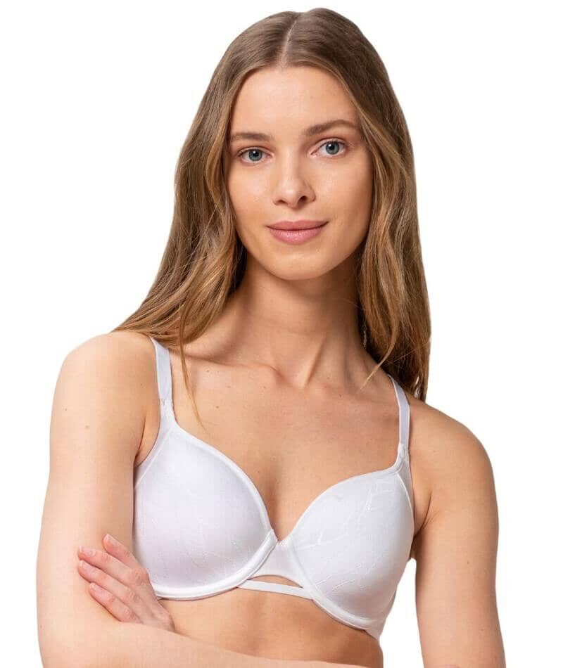 Triumph Airy Sensation Spacer T Shirt Bra White Size 32D