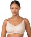 Triumph Amour Maternity Lace Padded Wire-free Bra - Nude Pink Bras