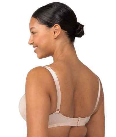 Triumph Amour Maternity Lace Padded Wire-free Bra - Nude Pink Bras