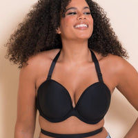 Curvy Kate Superhero Multiway Padded Plunge Bra - Black