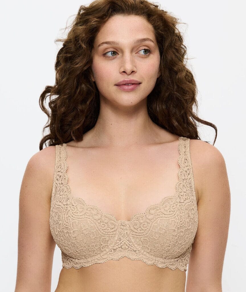 Triumph Amourette Balconette Underwire Non-Padded Bra - Skin Bras 