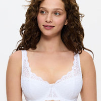 Triumph Amourette Balconette Underwire Padded Bra - White