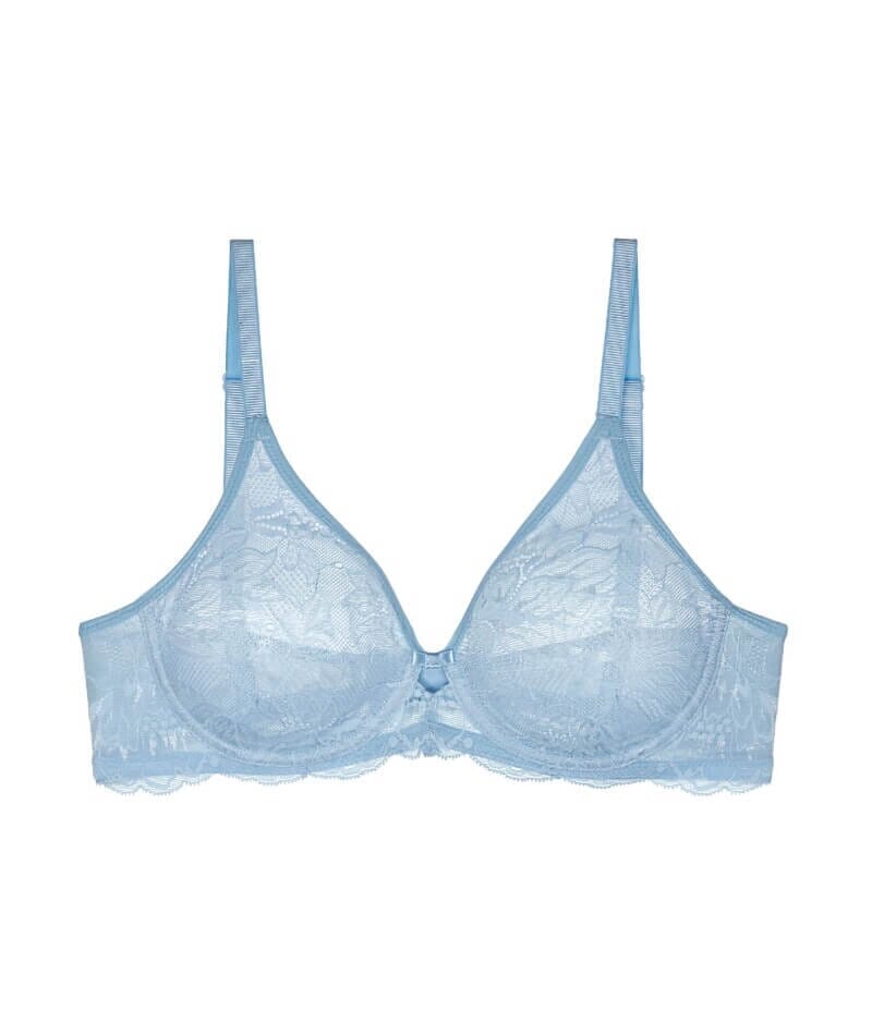 Triumph Amourette Charm Considered Underwire Bra - Blue Bras