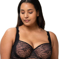 Triumph Amourette Charm Half-Cup Underwired Padded Bra - Black