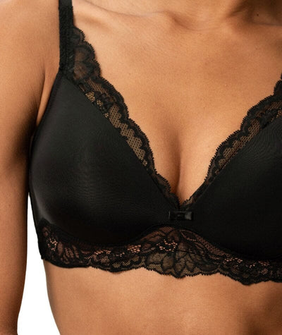 Triumph Amourette Charm Padded Wire-free Bra - Black Bras