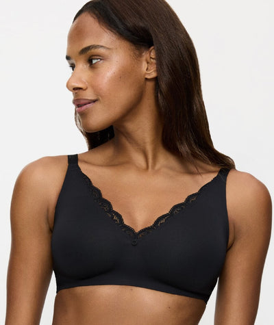 Triumph Amourette Wire-Free Minimizer Bra - Black
