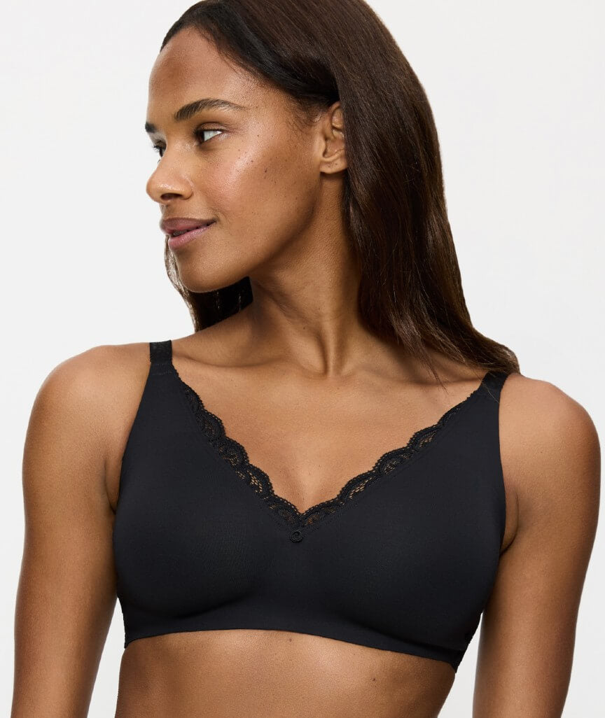Triumph Amourette Wire-Free Minimizer Bra - Black