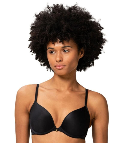 Woman Trying on Black Pushup Bra Stock Photo - Image of black, shopping:  198027864