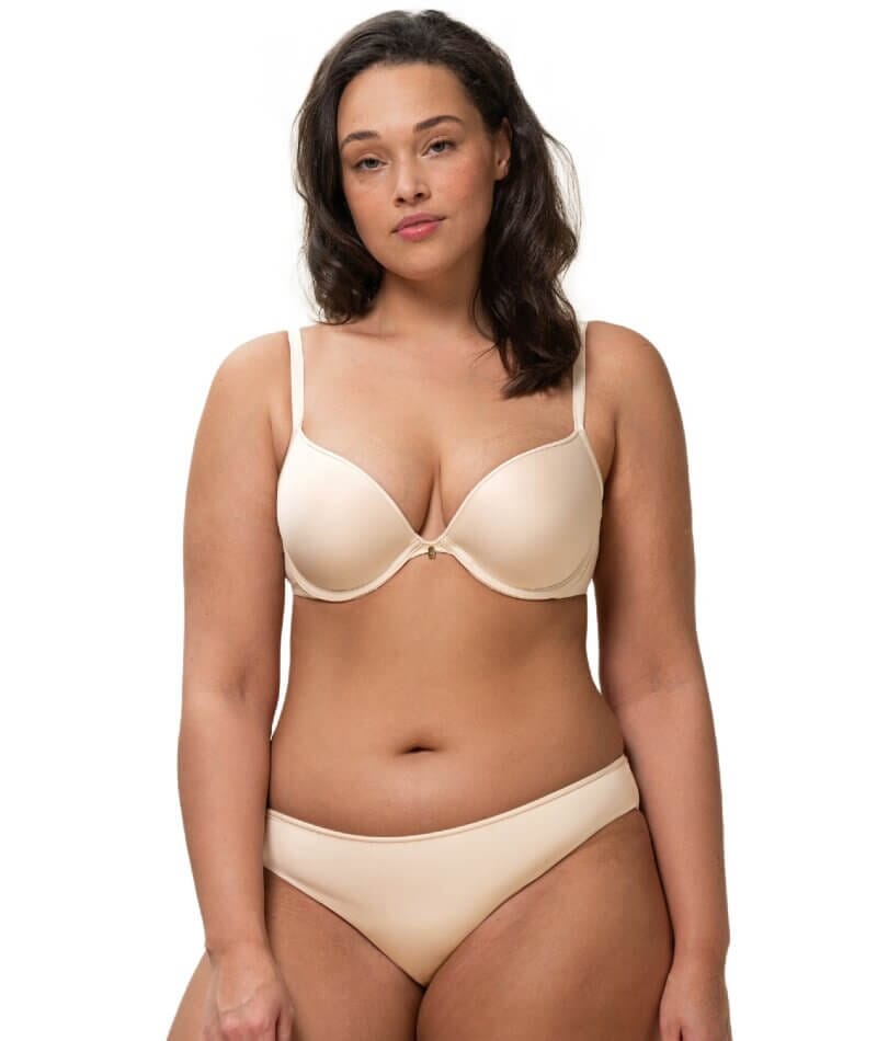 TRIUMPH Women's Body Make-up Essentials Push-up Bra, Beige, 32B at