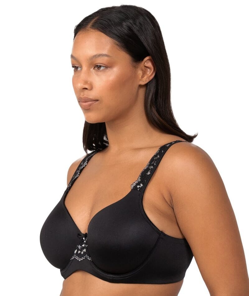 Triumph Gorgeous Silhouette T-Shirt Bra - Black - Curvy Bras