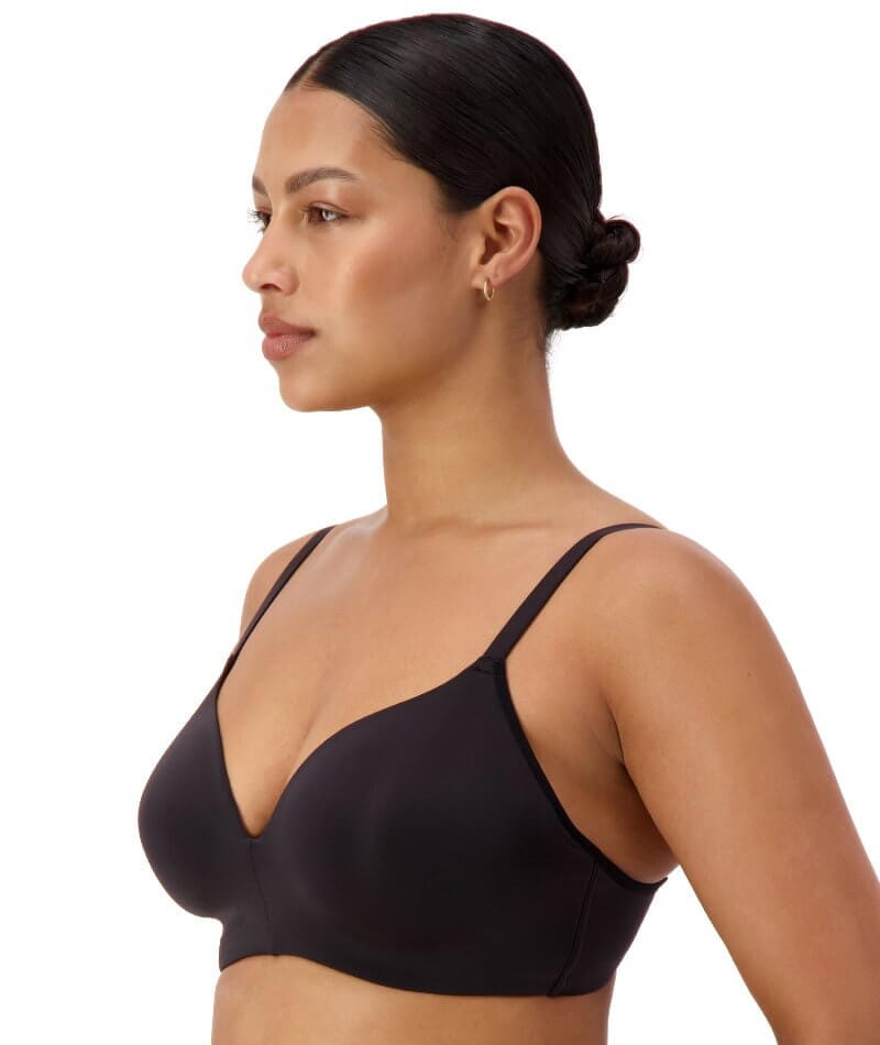 Triumph Body Make-up Smooth Wire-free Padded Bra - Black - Curvy Bras