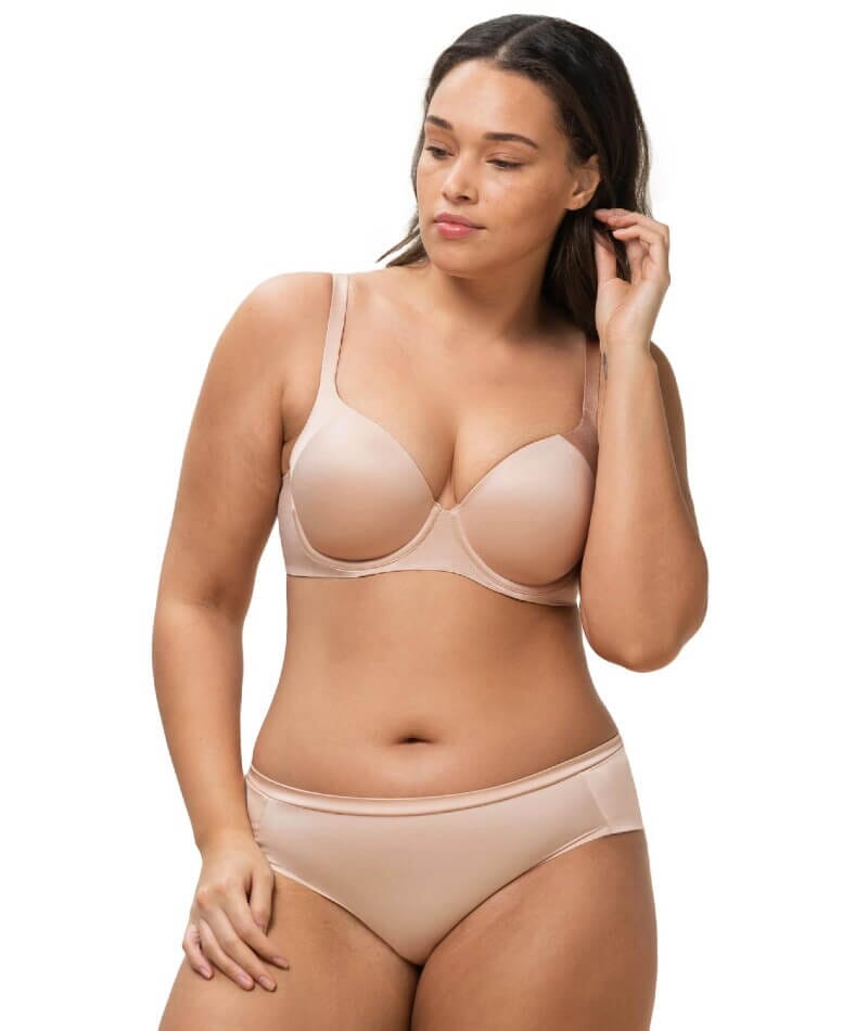 Triumph Body Make-up Soft Touch Padded Bra - Neutral Beige - Curvy