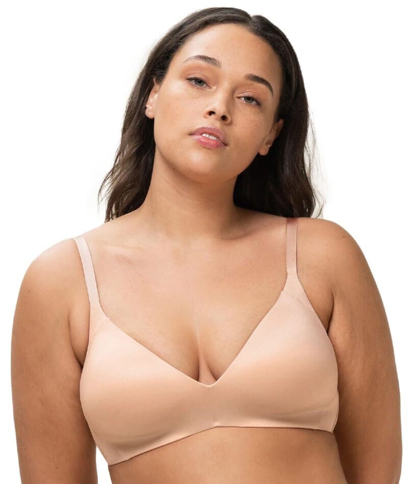 Seamless Wire Free Bra - beige