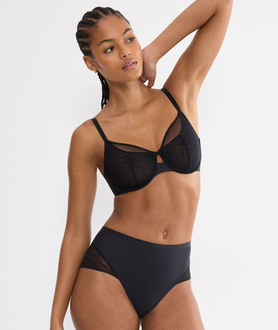 Triumph Comfort Contour Minimizer Bra - Black