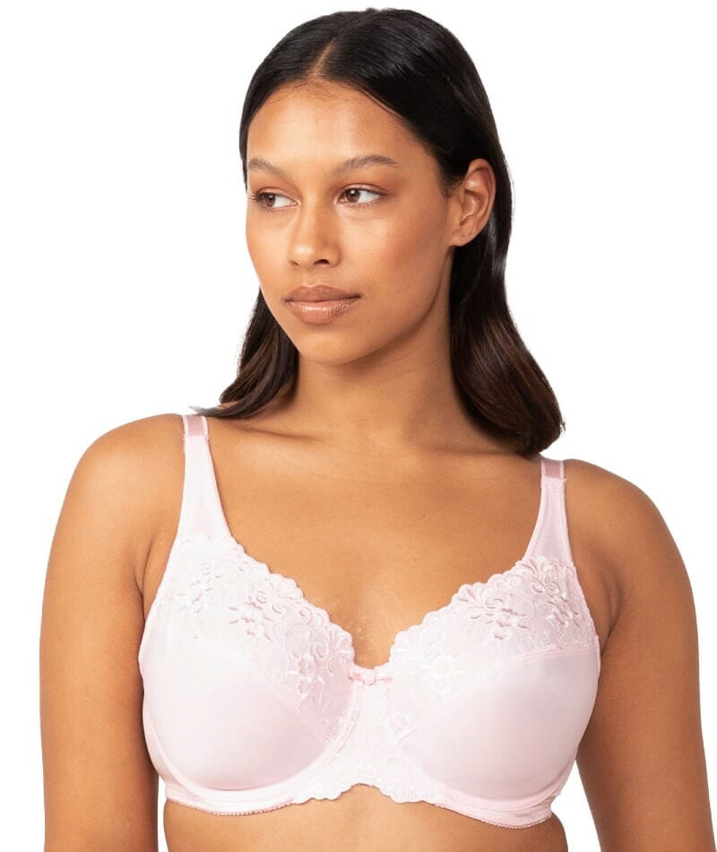 Buy 2 Pack Cotton Rich T-Shirt Bras - Grey/White - 34D in Bahrain