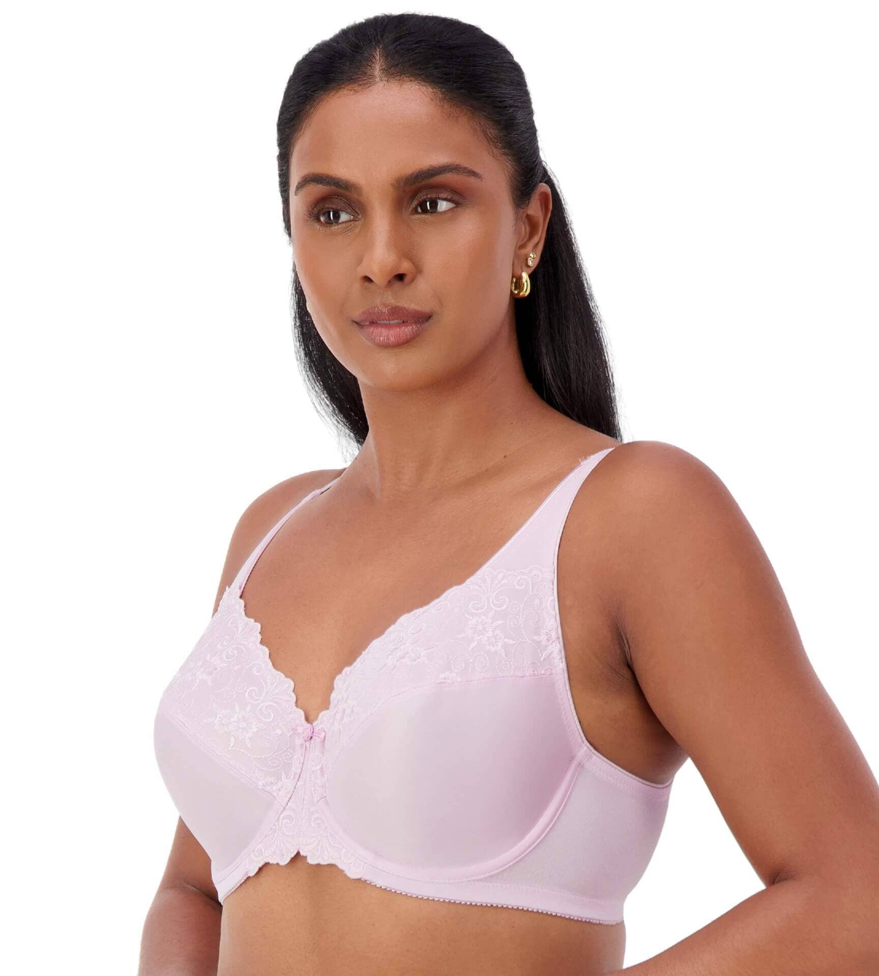 Triumph Embroidered Minimizer Bra - Crocus Bras
