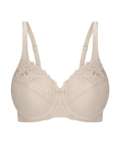 Triumph Embroidered Minimizer Bra - Fawn Bras